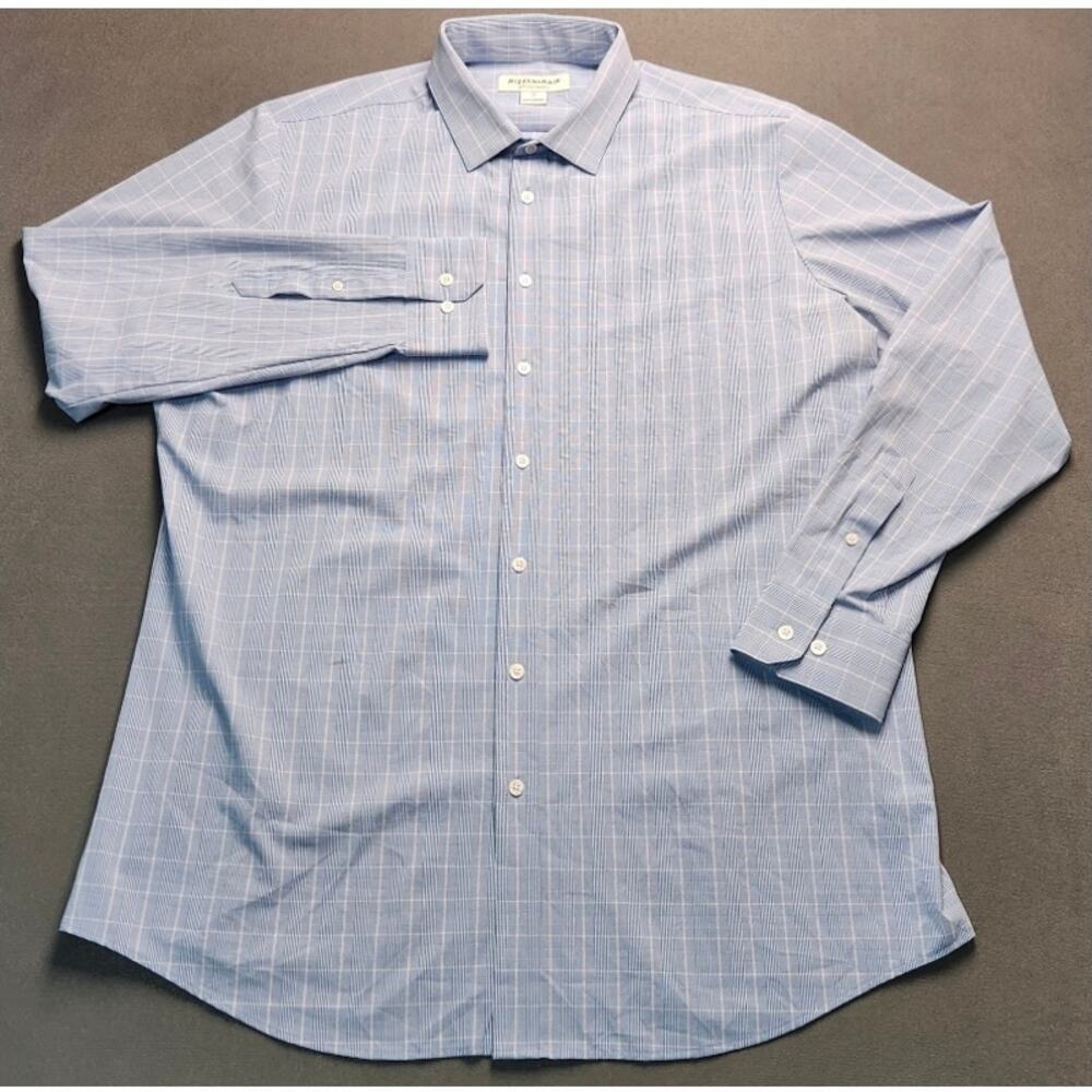 2-Mizzen Main Button Up Shirts XXL Trim Fit Performance Stretch - Picture 2 of 6